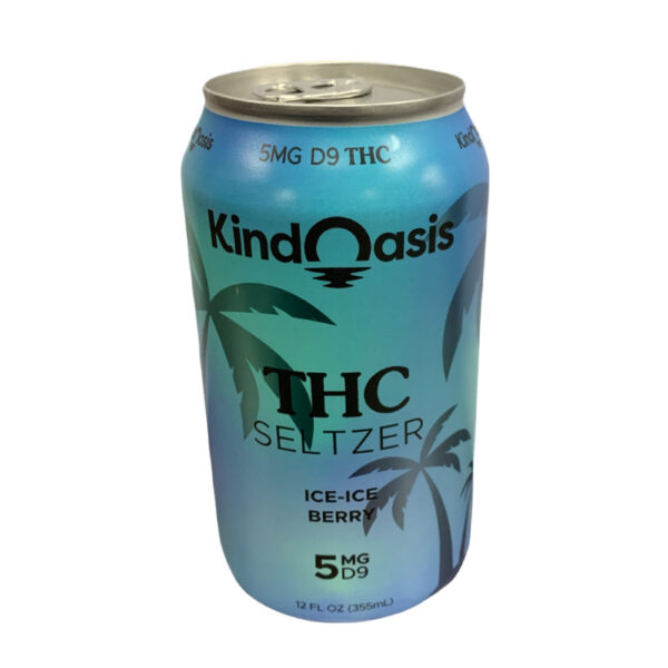Kind Oasis Ice-Ice Berry THC Seltzer – 5mg