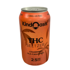 Kind Oasis Cranberry Old-Fashioned THC Seltzer – 2.5mg