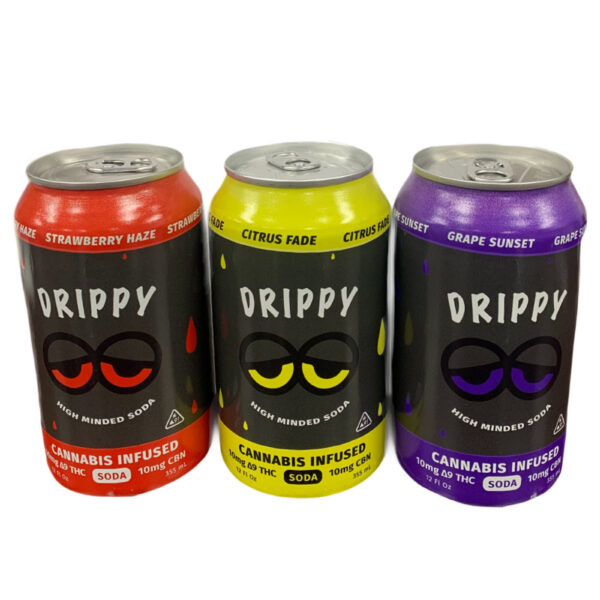 Drippy High Minded Sodas – 10mg THC + 10mg CBN
