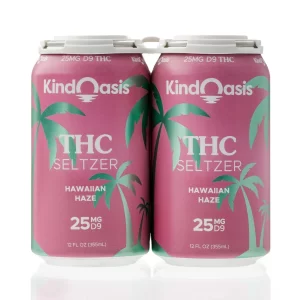 Kind Oasis Hawaiian Haze THC Seltzer – 25mg