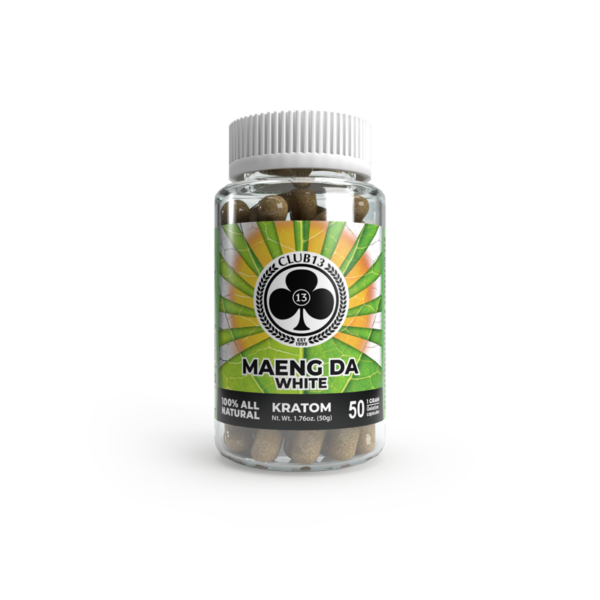 Club13 Maeng Da White Kratom Capsules